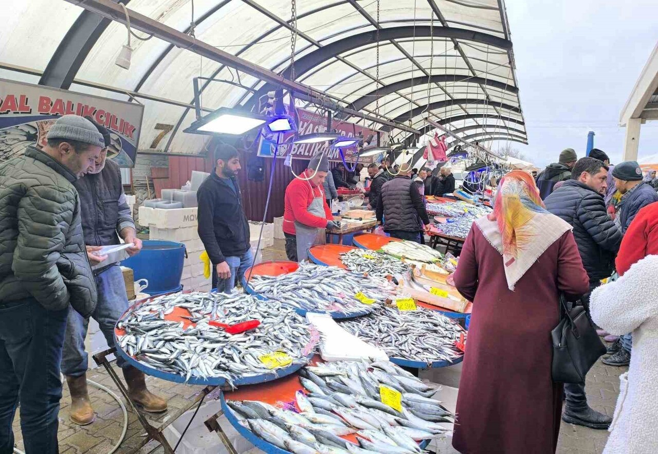 YURT GENELİ İLE BİRLİKTE AFYONKARAHİSAR'DA DA HAVALARIN SOĞUMASIYLA BALIK TEZGAHLARINDA...