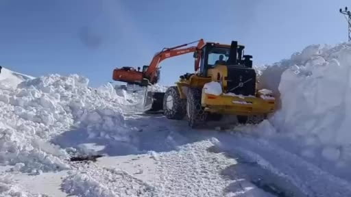 'Kanlı dere' olarak bilinen bölgeler beyaza büründü