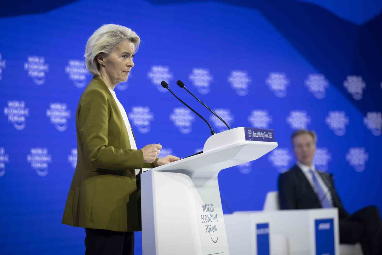 AB KOMİSYONU BAŞKANI URSULA VON DER LEYEN, DÜNYA EKONOMİK FORUMU (WEF) YILLIK TOPLANTISI’NDA...