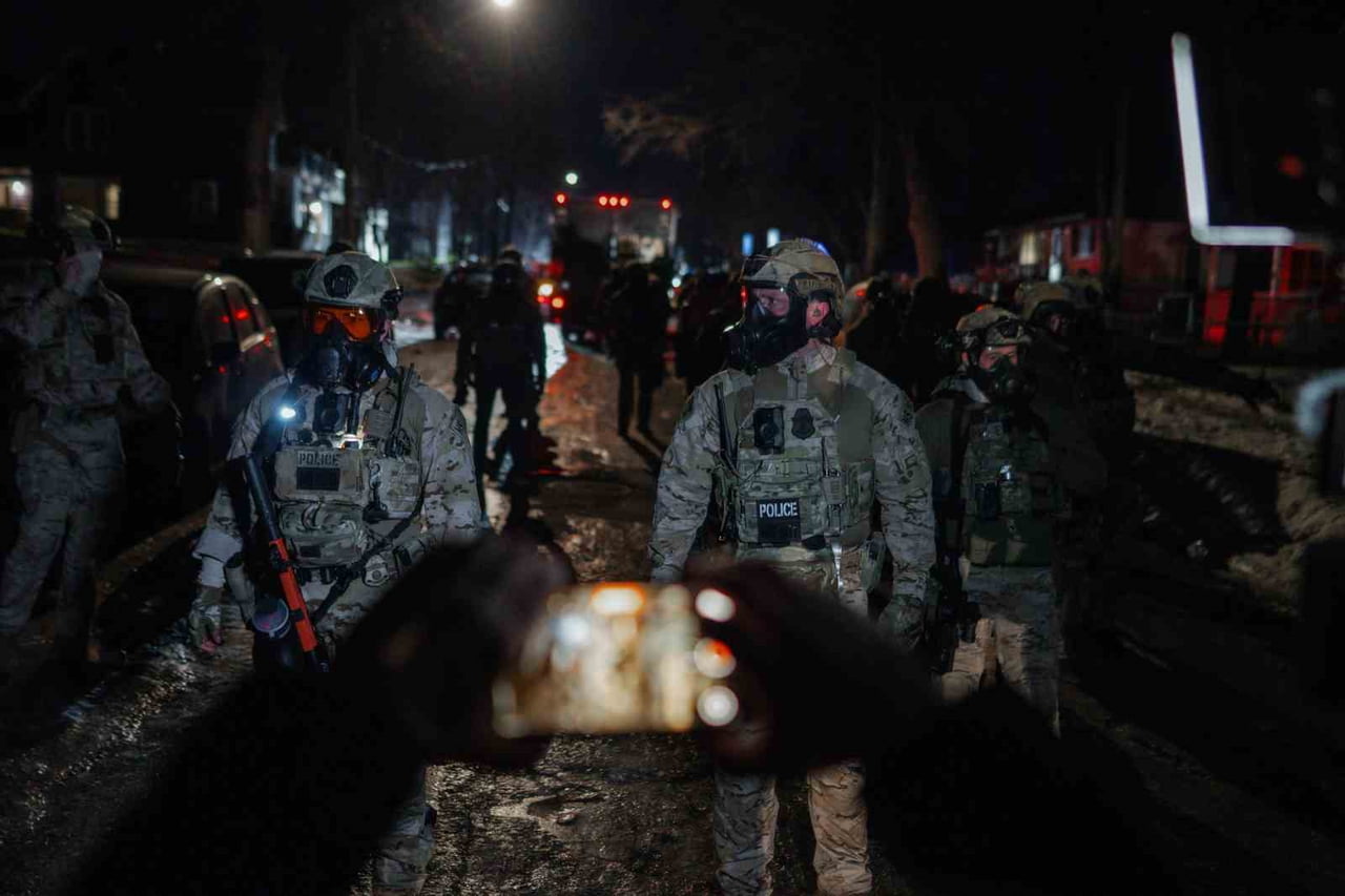 ABD BAŞKANI DONALD TRUMP, MİNNESOTA EYALETİNE BAĞLI MİNNEAPOLİS ŞEHRİNDE FEDERAL GÖÇMENLİK...