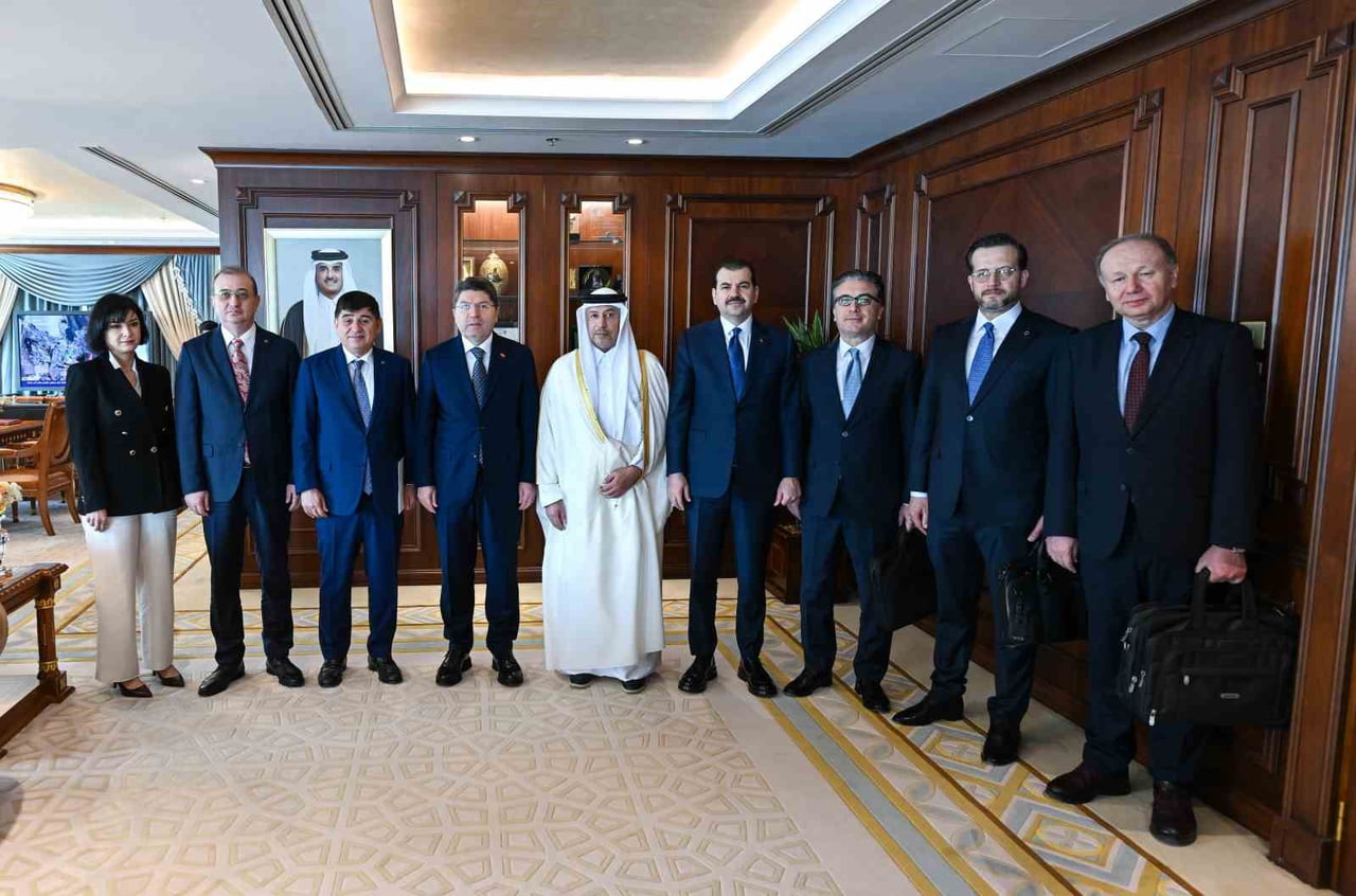 ADALET BAKANI TUNÇ, KATAR BAŞSAVCISI VE YÜKSEK YARGI BAŞKANIYLA BİR ARAYA GELDİ