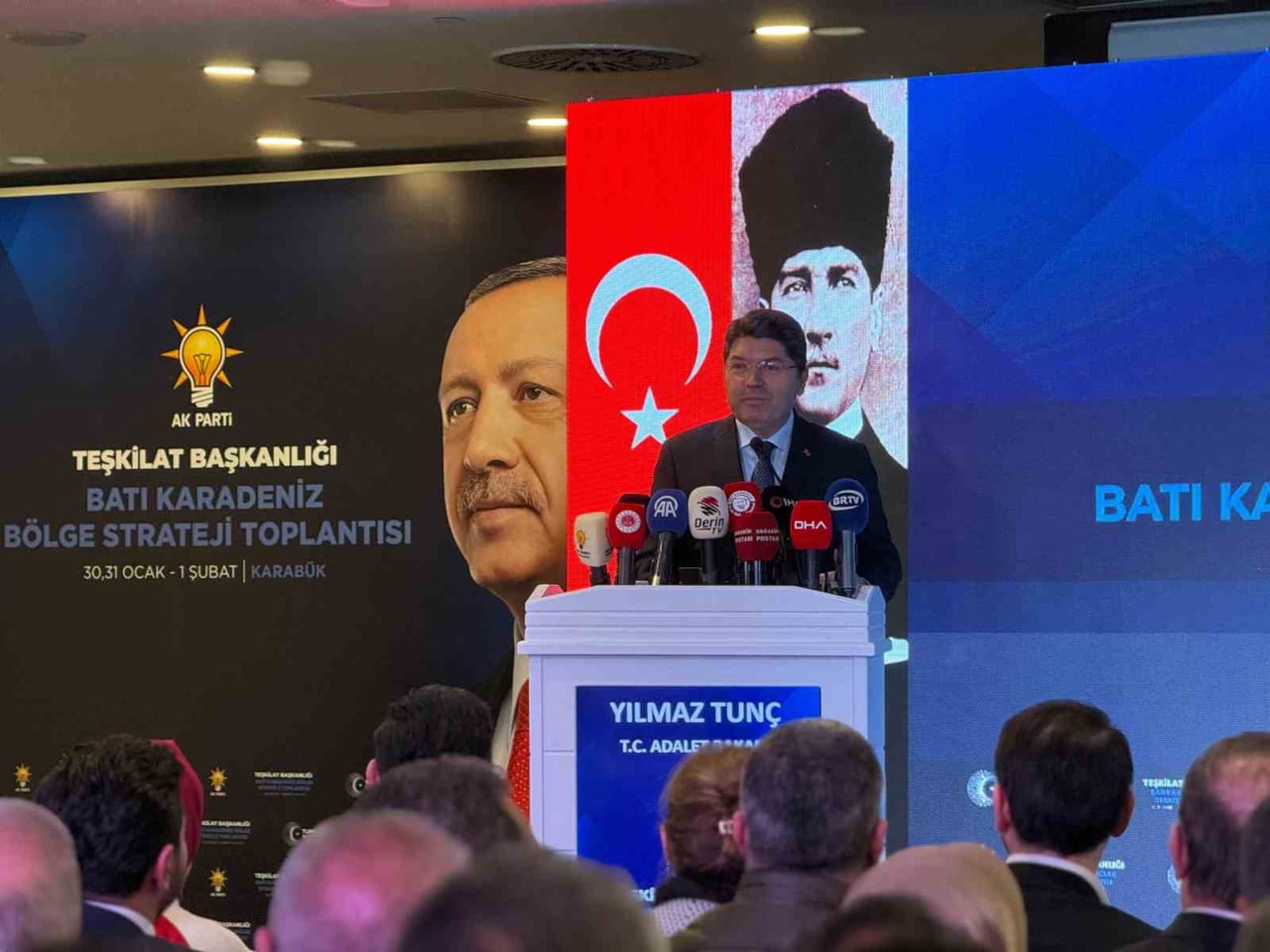 ADALET BAKANI YILMAZ TUNÇ; KARABÜK’TE AK PARTİ GENEL MERKEZ TEŞKİLAT BAŞKANLIĞINCA...