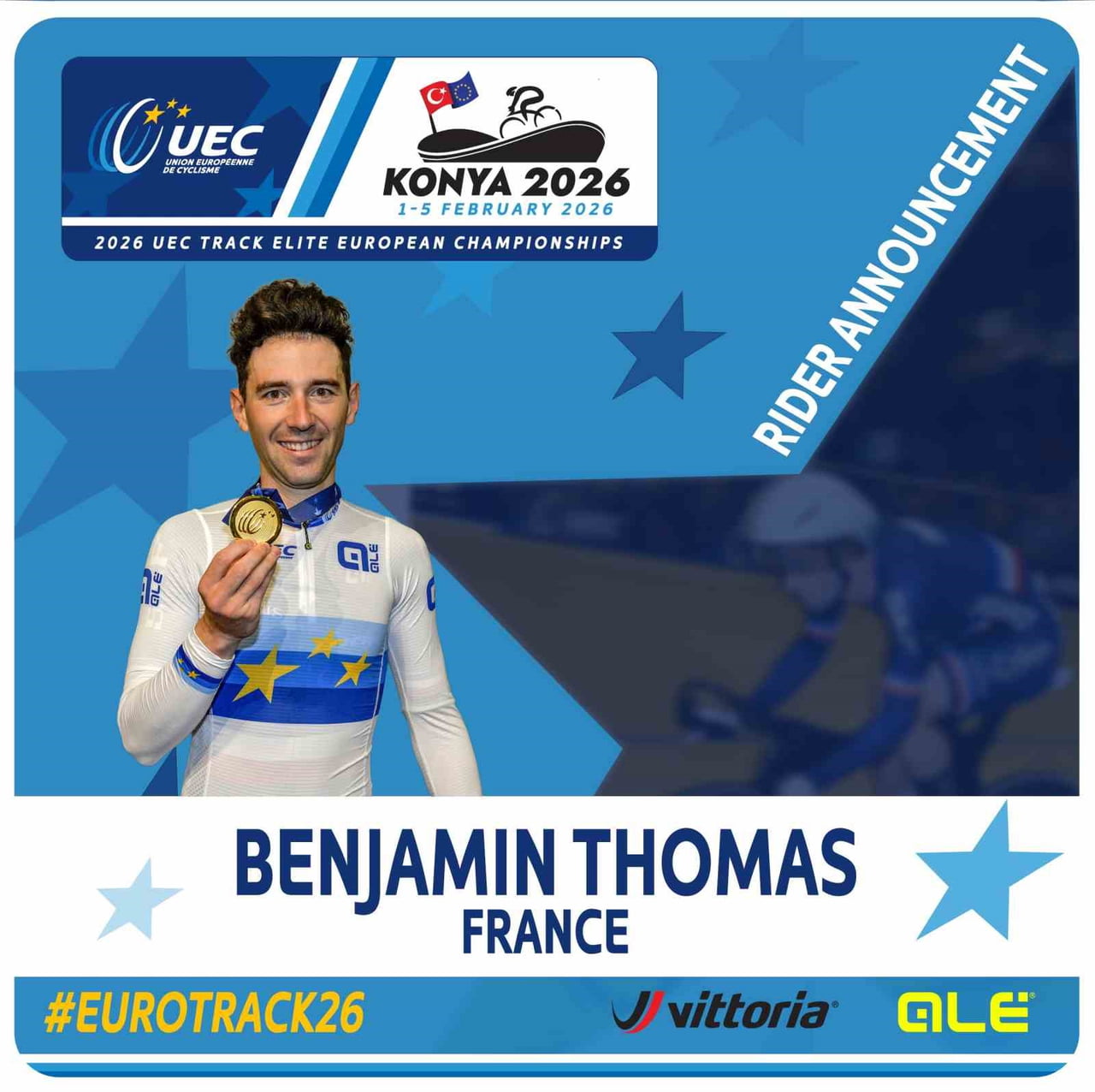 AVRUPA PİST BİSİKLETİNİN EN PRESTİJLİ ORGANİZASYONLARINDAN 2026 UEC ELİT AVRUPA PİST BİSİKLETİ...