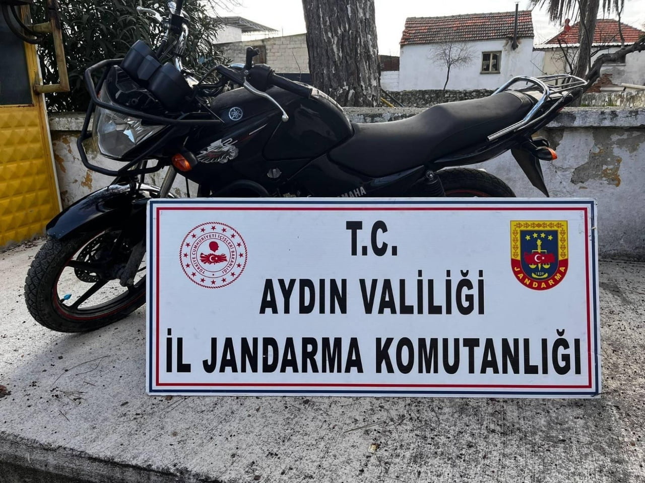 AYDIN'IN DİDİM İLÇESİNDE 2019 YILINDA ÇALINAN MOTOSİKLET, JANDARMA EKİPLERİNİN ÇALIŞMASI SONUCUNDA...