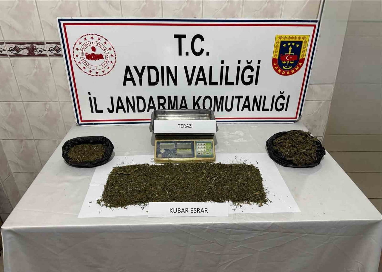 AYDIN'IN NAZİLLİ İLÇESİNDE YAPILAN UYUŞTURUCU OPERASYONUNDA 1 ŞÜPHELİ YAKALANDI.