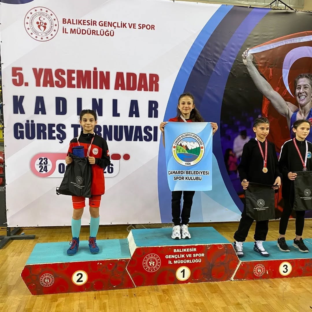 BALIKESİR’DE DÜZENLENEN 5. YASEMİN ADAR KADINLAR GÜREŞ TURNUVASI’NDA CAMARDI SPOR KULÜBÜ...