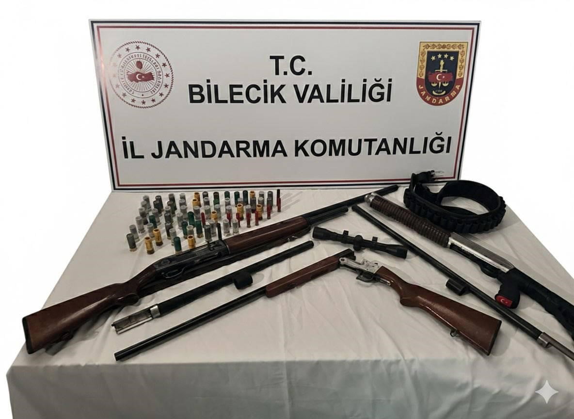 BİLECİK’TE RUHSATSIZ AV TÜFEKLERİNE 24 BİN 585 TL CEZA