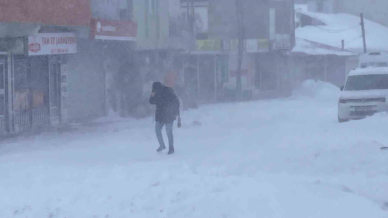 BİNGÖL’ÜN KARLIOVA İLÇESİNDE ETKİLİ OLAN KAR VE DONDURUCU SOĞUKLARA BİRDE  TİPİ VE FIRTINA...