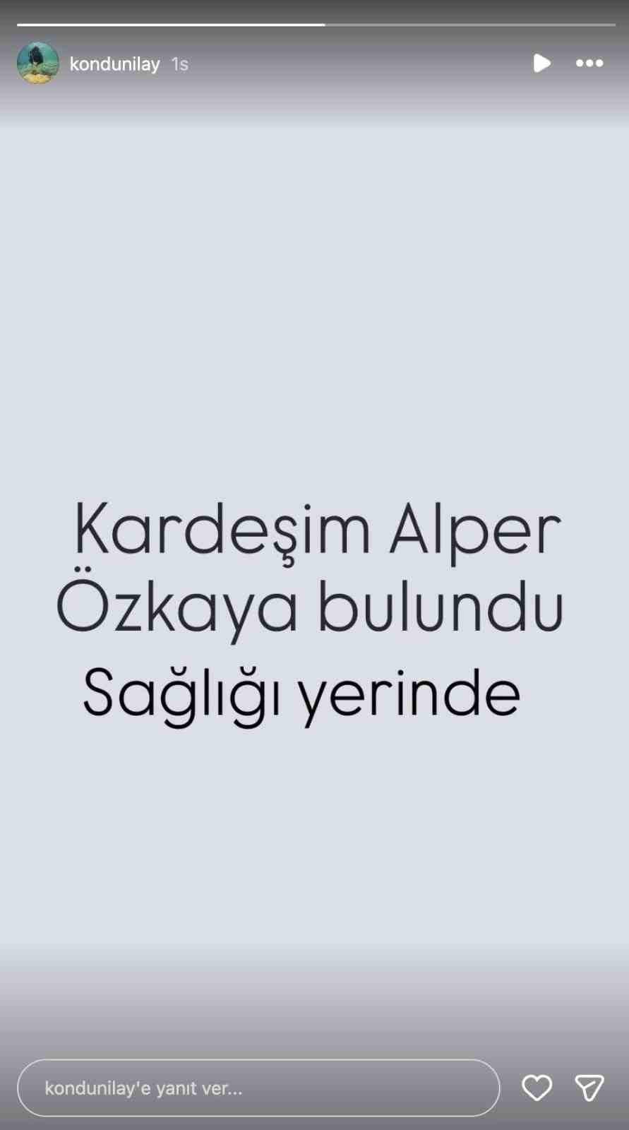 BURSA’NIN YENİŞEHİR İLÇESİNDE GÜNLERDİR KENDİSİNDEN HABER ALINAMAYAN 31 YAŞINDAKİ ALPER ÖZKAYA’DAN...