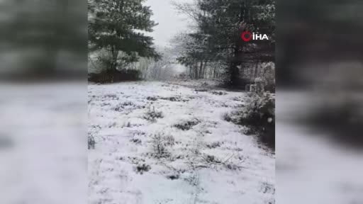 Çanakkale'de yüksek kesimler beyaza büründü