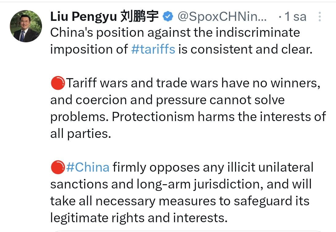 ÇİN’İN ABD BÜYÜKELÇİLİĞİ’NDEN YAPILAN AÇIKLAMADA, ABD BAŞKANI DONALD TRUMP’IN İRAN İLE İŞ YAPAN...