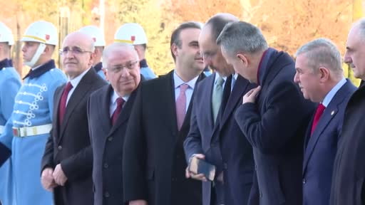 Cumhurbaşkanı Erdoğan, Malezya Başbakanı Enver İbrahim’i törenle karşıladı