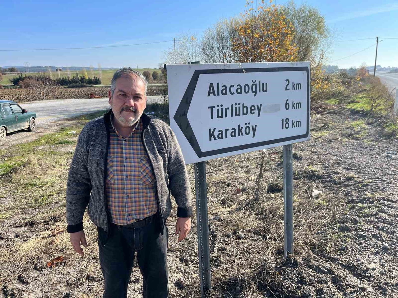 DENİZLİ’NİN BULDAN İLÇESİNE BAĞLI TÜRLÜBEY MAHALLESİ’NE YAKLAŞILDIKÇA MESAFEYİ AZALTACAĞI YERDE...