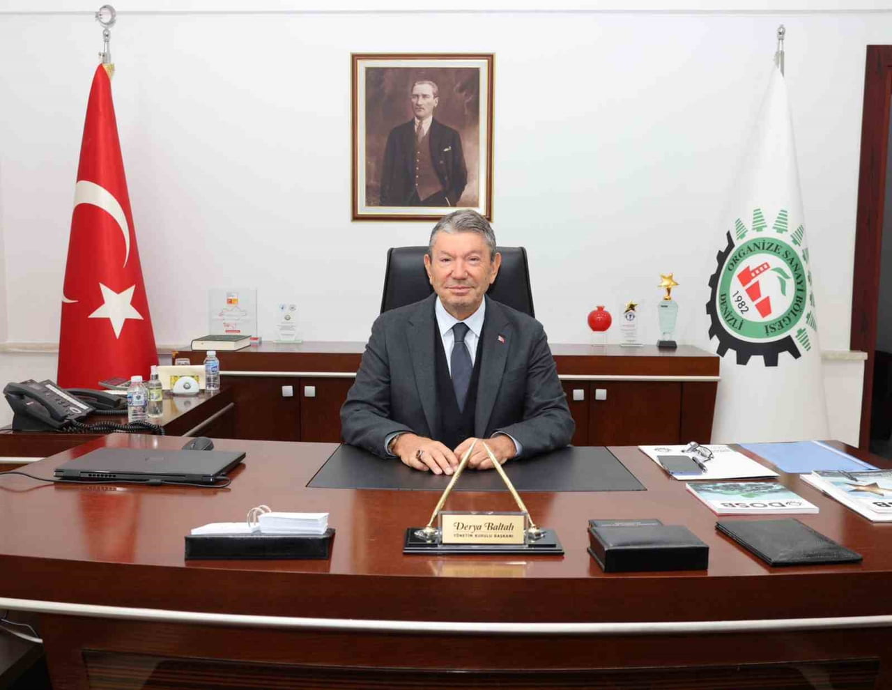 DENİZLİ ORGANİZE SANAYİ BÖLGESİ YÖNETİM KURULU BAŞKANI DERYA BALTALI, 10 OCAK ÇALIŞAN GAZETECİLER...