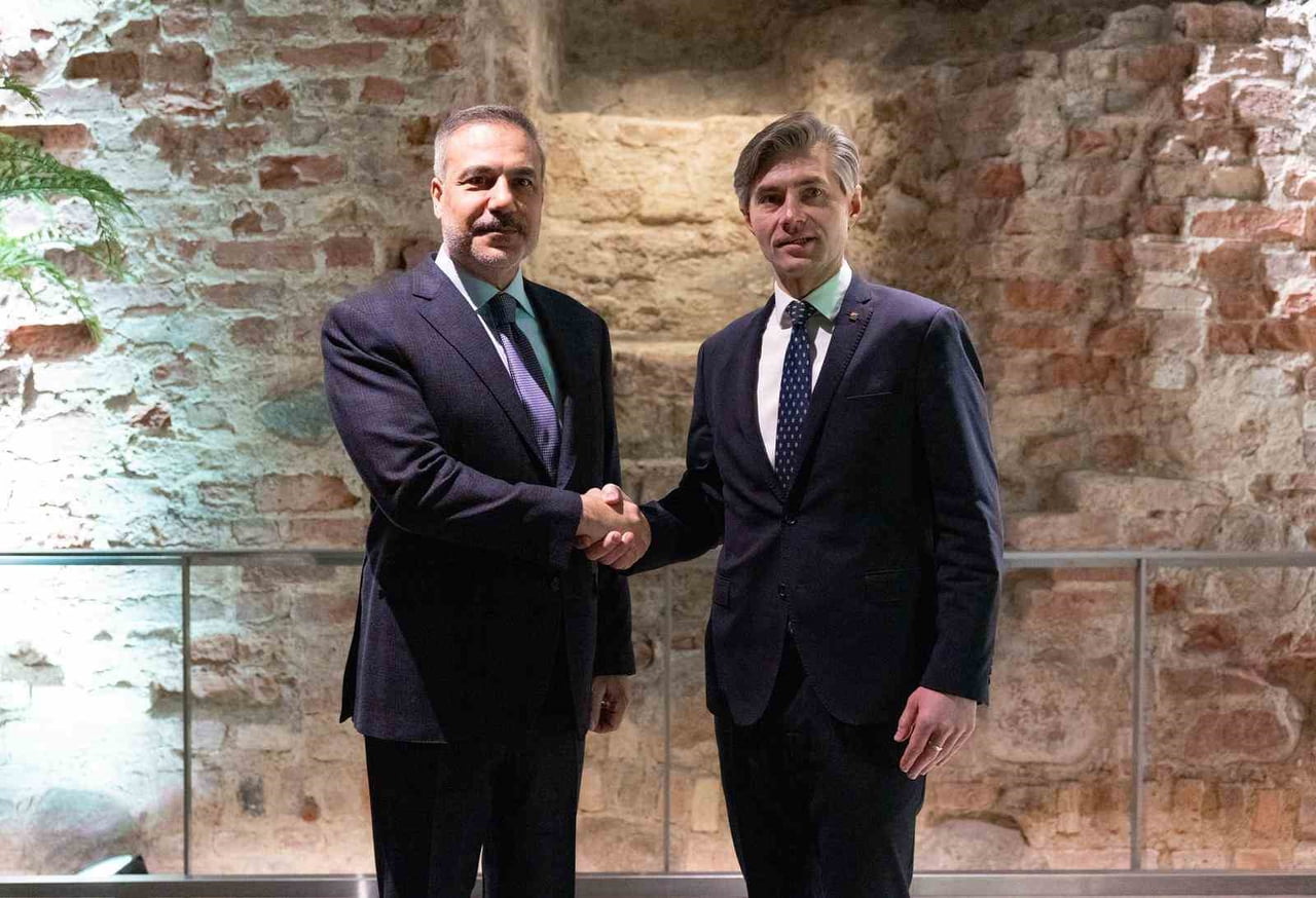DIŞİŞLERİ BAKANI HAKAN FİDAN, LİTVANYA’NIN BAŞKENTİ VİLNİUS’TA LİTVANYA DIŞİŞLERİ BAKANI KĘSTUTİS...