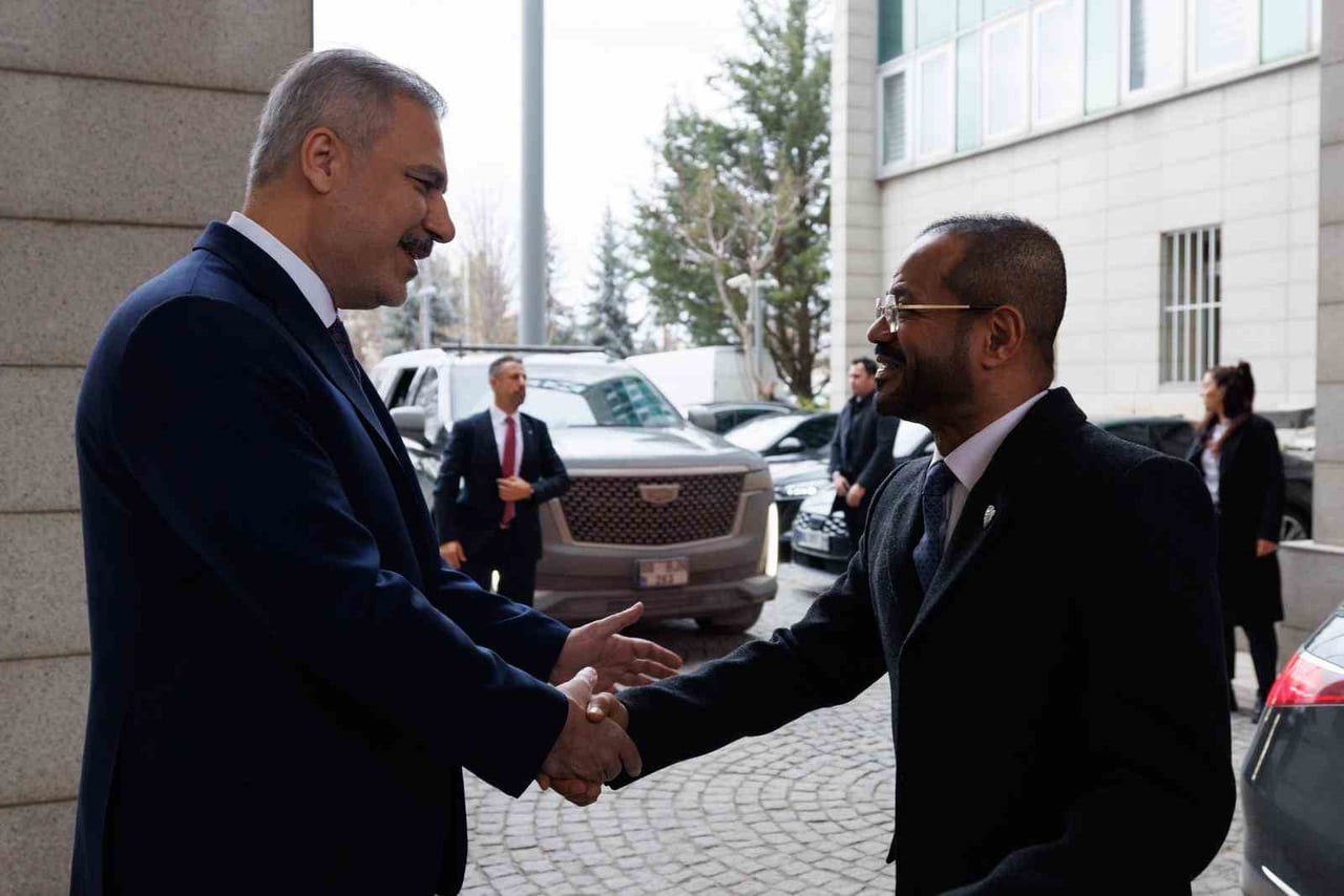 DIŞİŞLERİ BAKANI HAKAN FİDAN, UMMAN SULTANLIĞI DIŞİŞLERİ BAKANI SAYYİD BADR HAMAD AL BUSAİDİ İLE...