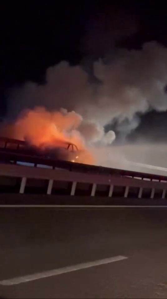 DİYARBAKIR’DA SEYİR HALİNDEKİ OTOMOBİL ALEV ALDI. OLAYDA ÖLEN YA DA YARALANAN OLMAZKEN, ARAÇ...