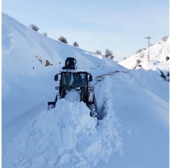 DİYARBAKIR’IN KULP İLÇESİNDE GEÇTİĞİMİZ HAFTA ETKİLİ OLAN YOĞUN KAR YAĞIŞININ ARDINDAN İLÇE...