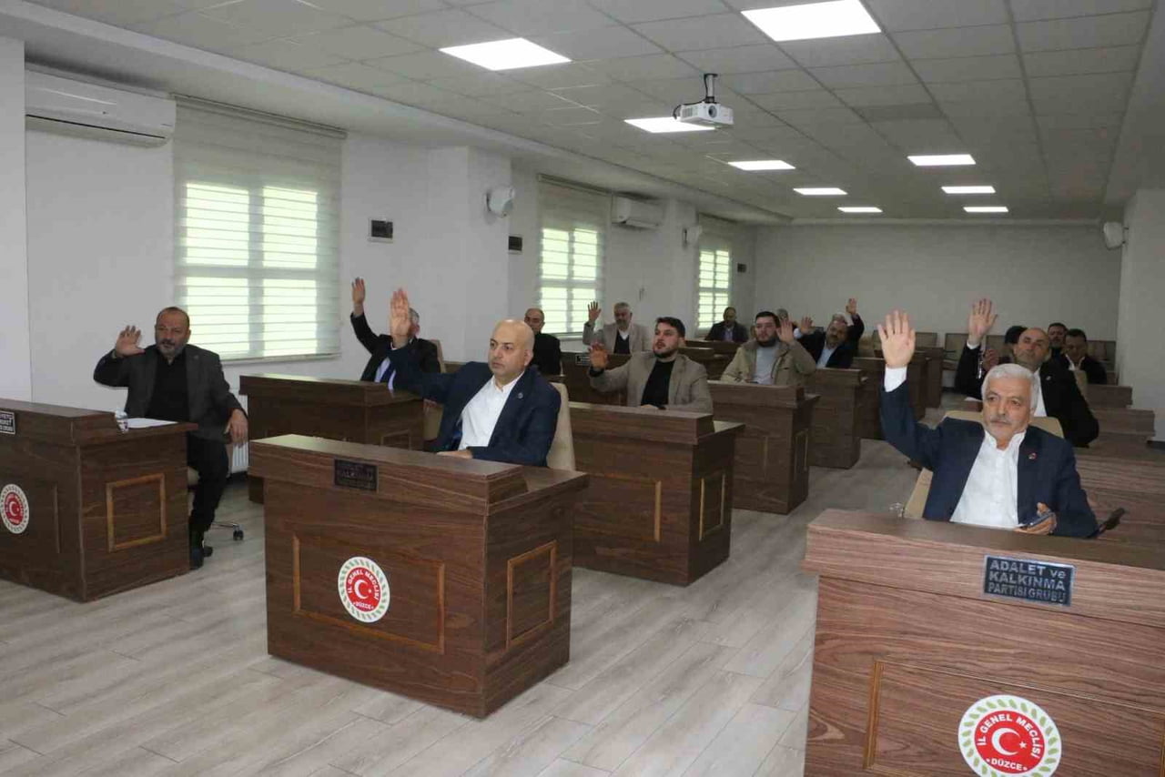 DÜZCE İL GENEL MECLİSİ (İGM) DENETİM KOMİSYONU SEÇİMİ YAPILDI.