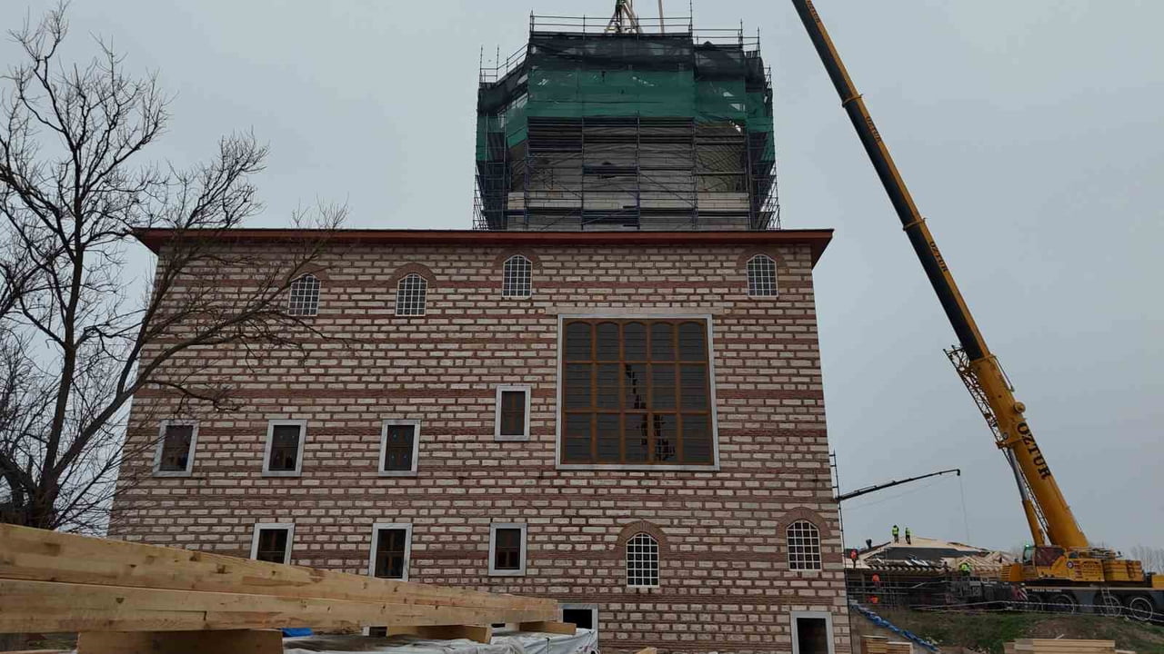 ECDAT MİRASI EDİRNE SARAY’INDA ÇALIŞMALARIN YARISI TAMAMLANDI