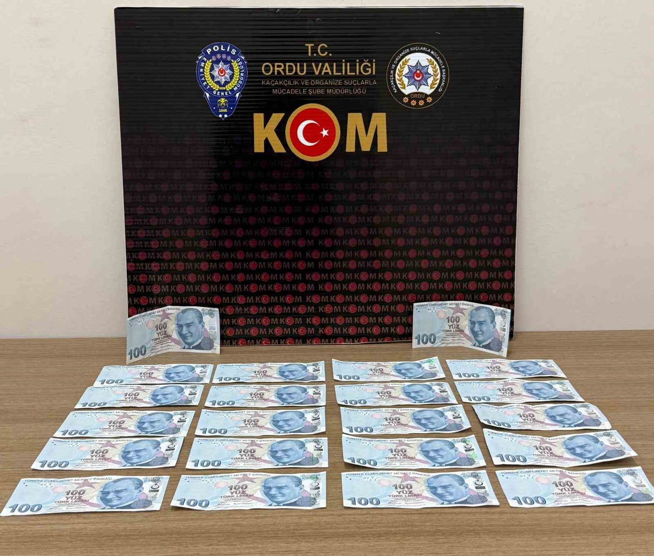 ELE GEÇİRİLEN SAHTE BANKNOTLAR