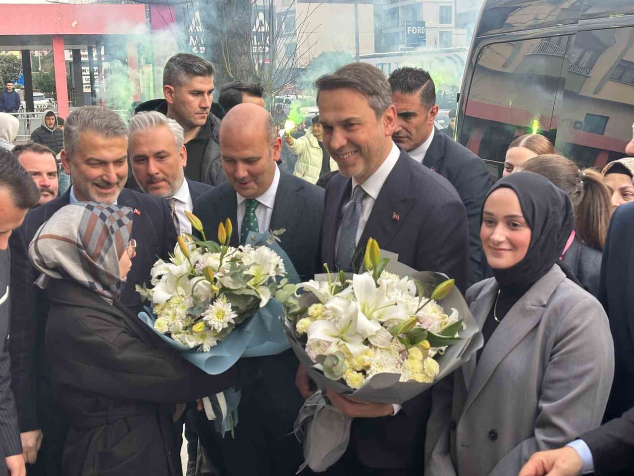 ENERJİ VE TABİİ KAYNAKLAR BAKANI ALPARSLAN BAYRAKTAR İLE AK PARTİ GENEL BAŞKAN YARDIMCISI ÖMER...