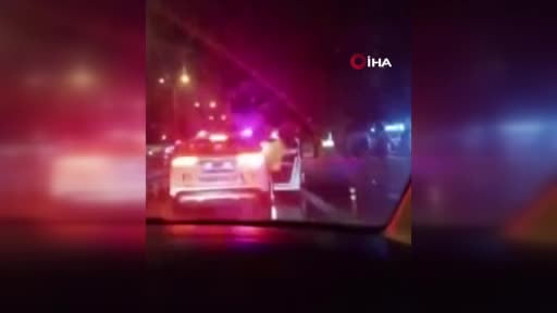 Esenyurt’ta aracının polisin üzerine süren sürücü tutuklandı