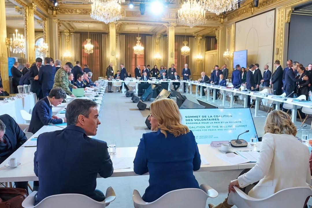 FRANSA'NIN BAŞKENTİ PARİS'TE DÜZENLENEN UKRAYNA KONULU GÖNÜLLÜLER KOALİSYONU ZİRVESİ, 27 ÜLKENİN...