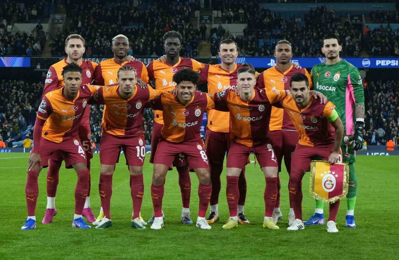 GALATASARAY, UEFA ŞAMPİYONLAR LİGİ'NDE LİG ETABINI 3 GALİBİYET, 1 BERABERLİK VE 4 MAĞLUBİYET...