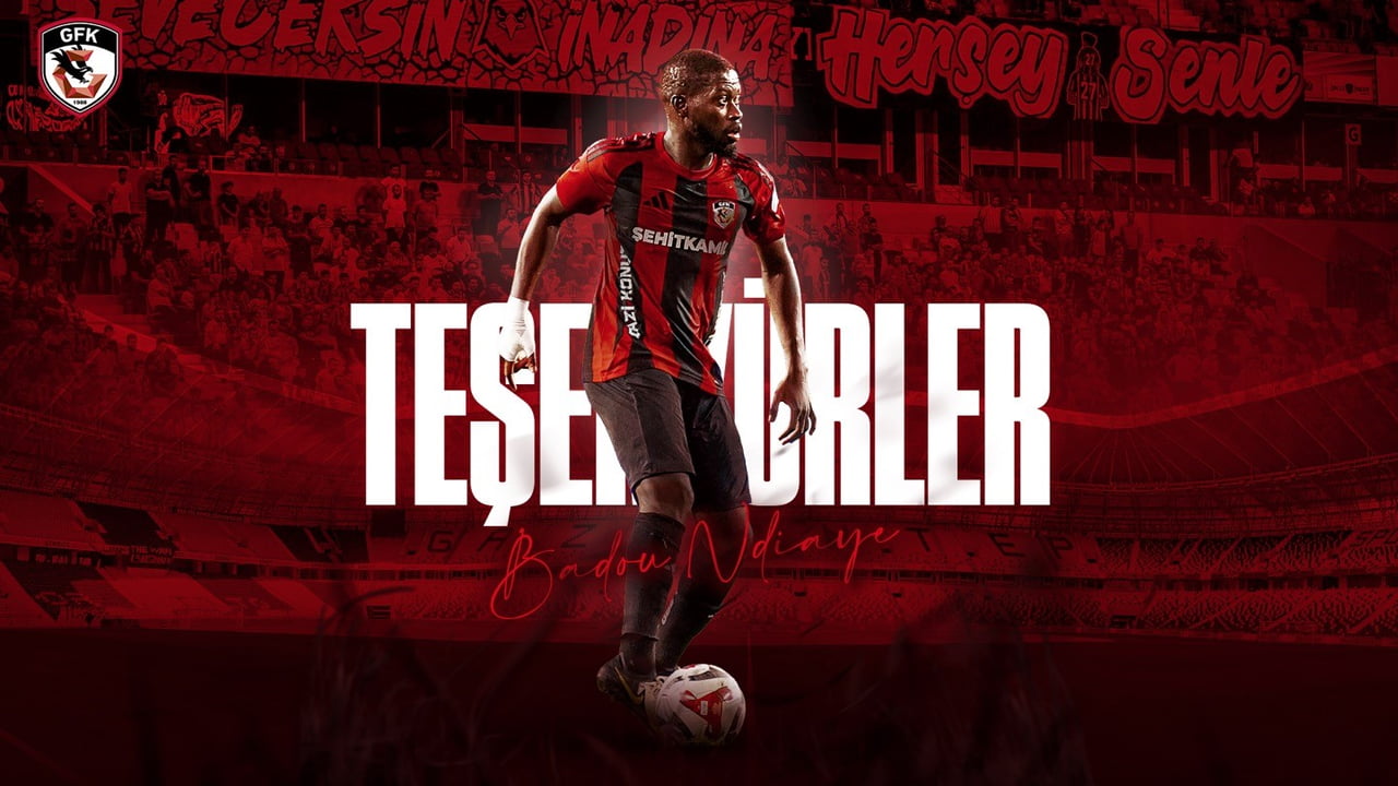 GAZİANTEP FUTBOL KULÜBÜ, 35 YAŞINDAKİ TECRÜBELİ FUTBOLCU BADOU NDİAYE İLE KARŞILIKLI OLARAK...