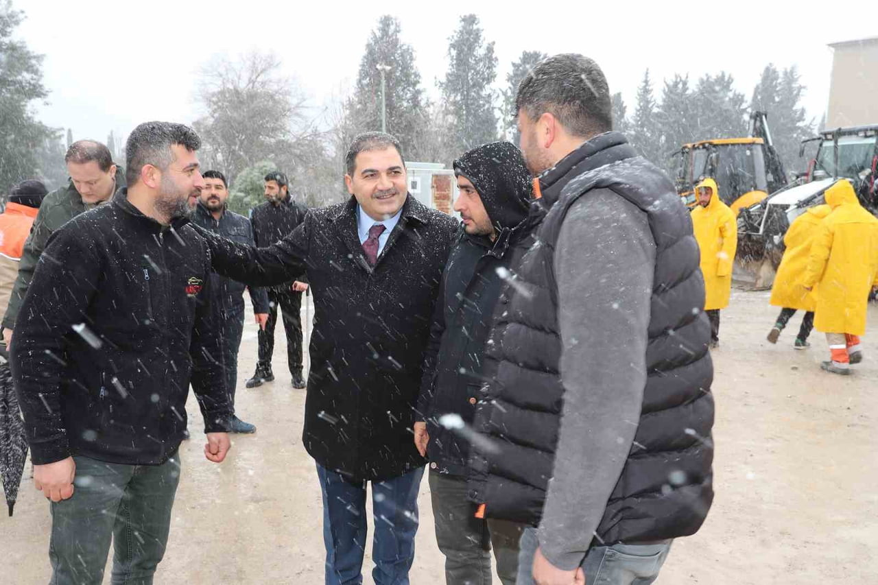 HALİLİYE BELEDİYESİ KAR YAĞIŞINA HAZIR