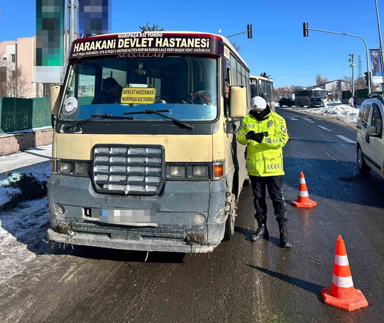 KARS’TA TOPLU TAŞIMA ARAÇLARINA SIKI DENETİM(KARS-İHA)