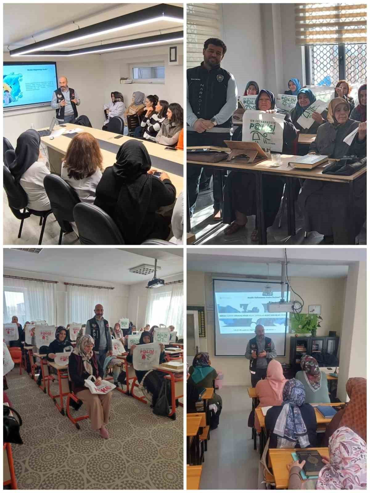 KAYSERİ’DE POLİS EKİPLERİ TARAFINDAN ‘EN İYİ NARKOTİK POLİSİ ANNE’ PROJESİ ÇERÇEVESİNDE 133 ANNE...