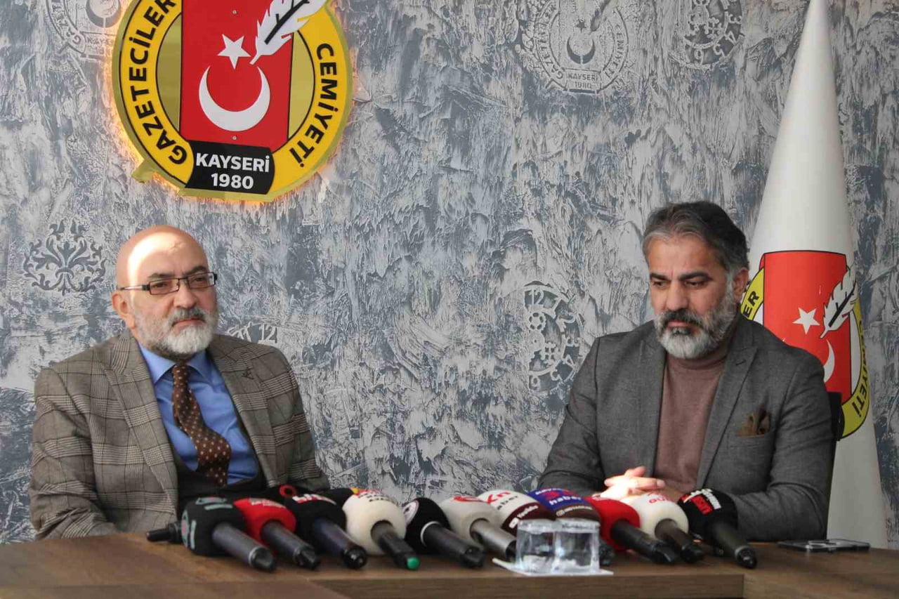KAYSERİ GAZETECİLER CEMİYETİ'Nİ ZİYARET EDEN AK PARTİ KAYSERİ MİLLETVEKİLİ MURAT CAHİD CINGI;...
