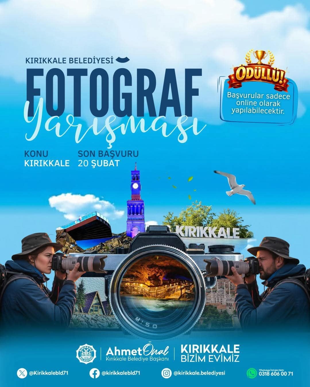 KIRIKKALE BELEDİYESİ TARAFINDAN "SENİN KIRIKKALE’N: TARİH, DOĞA, İNSAN" TEMASIYLA DÜZENLENEN...