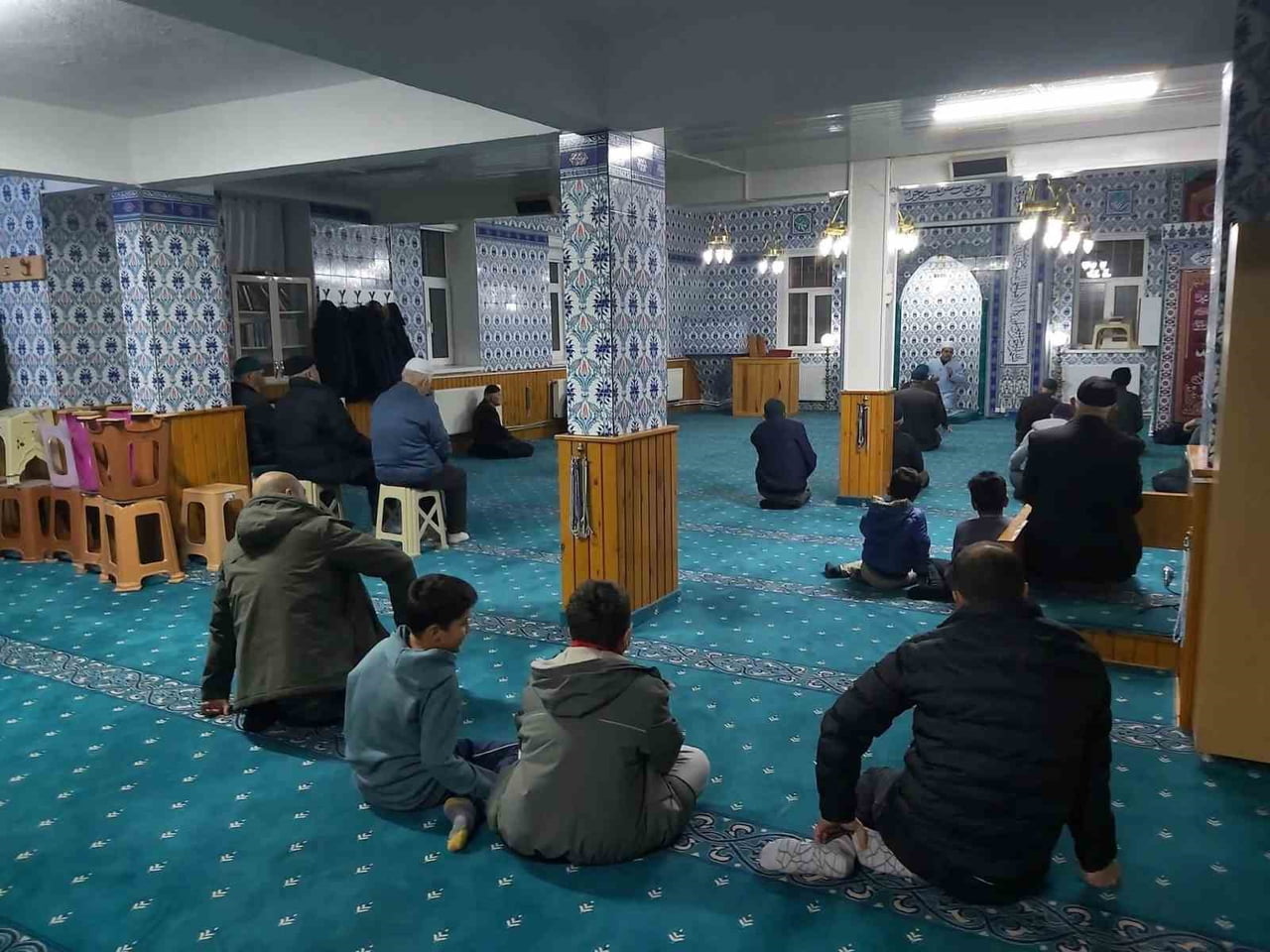 KIRKA MAHALLESİ MADEN CAMİİ’NDE YATSI NAMAZI BULUŞMASI GERÇEKLEŞTİ