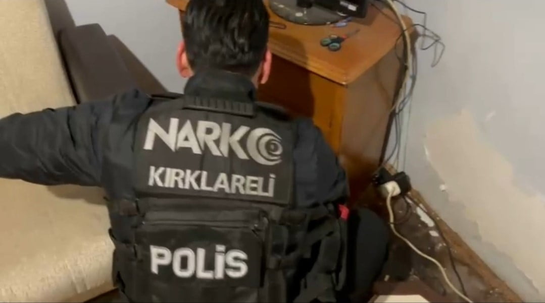 KIRKLARELİ’NDE UYUŞTURUCU OPERASYONU: 1 TUTUKLAMA