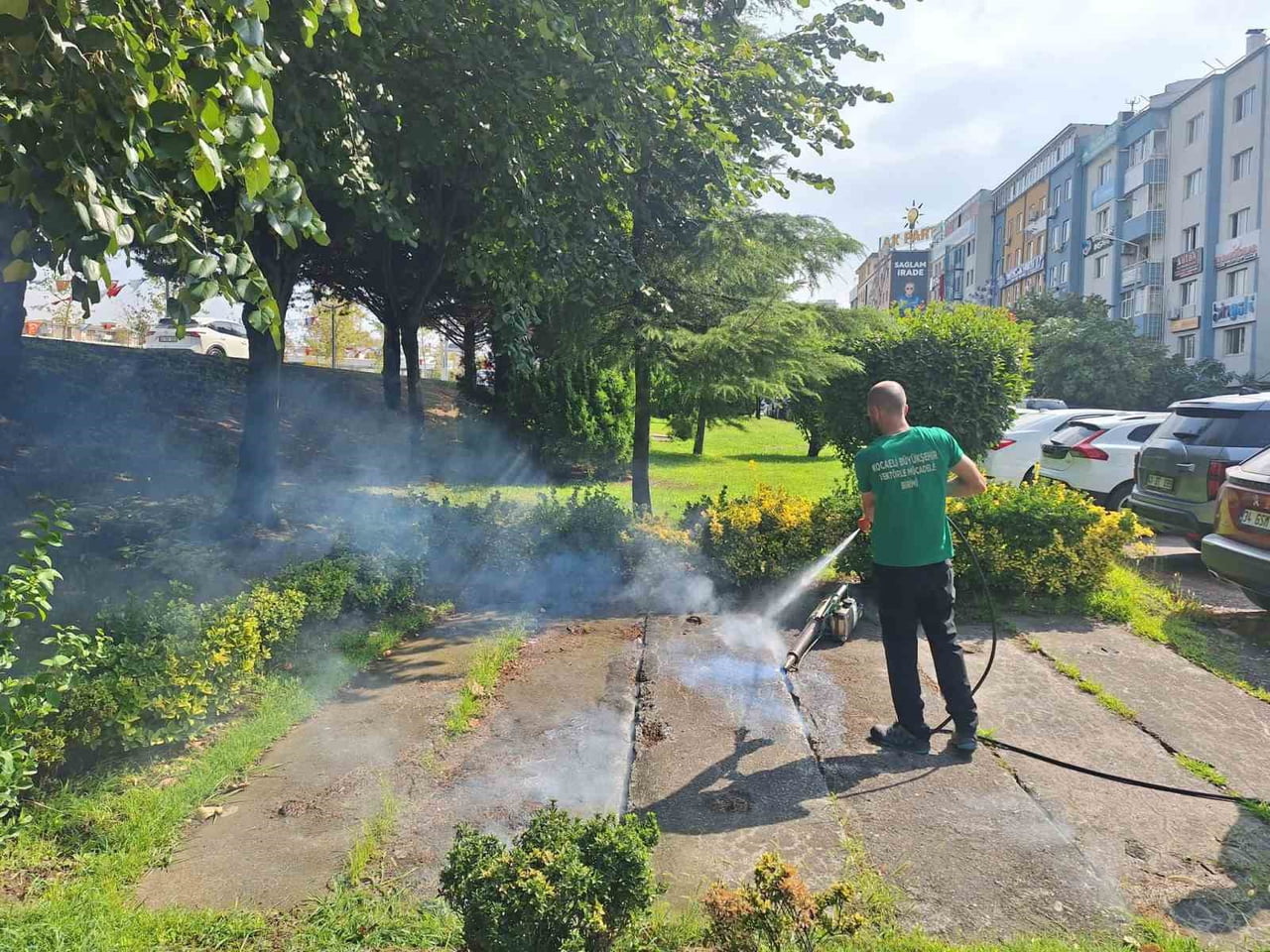 KOCAELİ BÜYÜKŞEHİR BELEDİYESİ EKİPLERİNCE, SİVRİSİNEK VE KARASİNEKLE MÜCADELE ÇALIŞMALARI...