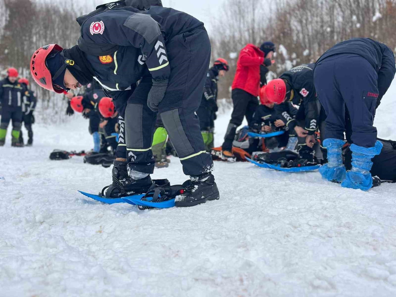 KOCAELİ BÜYÜKŞEHİR BELEDİYESİ İTFAİYE DAİRESİ BAŞKANLIĞI'NA BAĞLI ARAMA KURTARMA EKİBİ, KIŞ...