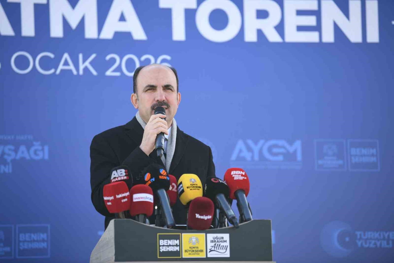 KONYA BÜYÜKŞEHİR BELEDİYE BAŞKANI UĞUR İBRAHİM ALTAY, "BÜYÜKŞEHİR BELEDİYEMİZİN YAPTIĞI İLK ETAPTA...