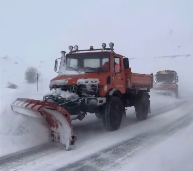 KOP DAĞI VE BAYBURT-ARAKLI YOLU ULAŞIMA KAPANDI