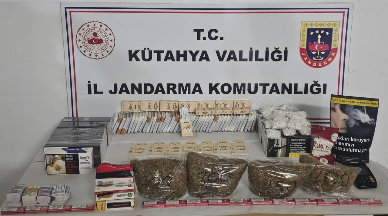 KÜTAHYA’DA JANDARMADAN KAÇAK TÜTÜN OPERASYONU