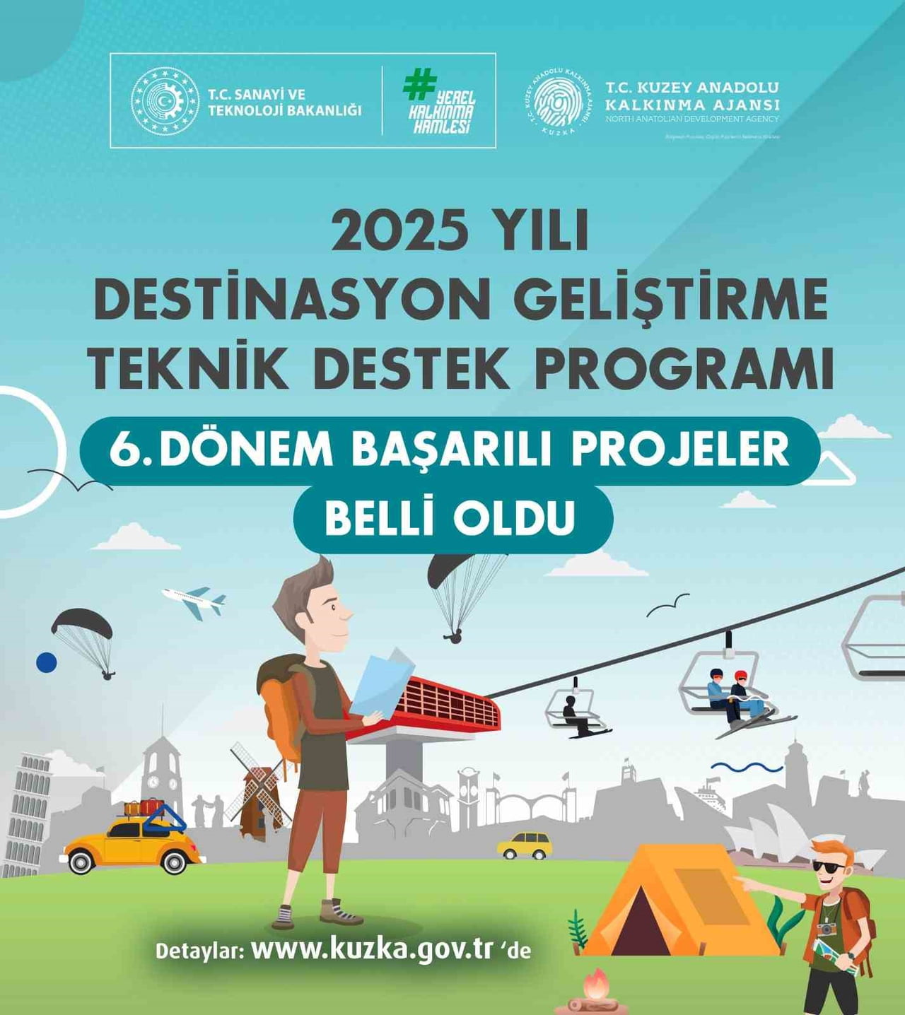KUZEY ANADOLU AJANSI 2025 YILI DESTİNASYON GELİŞTİRME TEKNİK DESTEK PROGRAMI KAPSAMINDA...