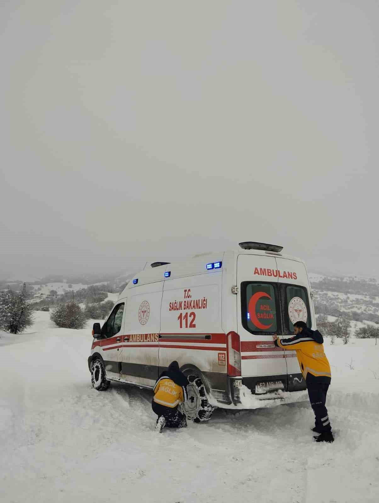 MAZGİRT’İN ALANYAZI PALANGÖR MEZRASI’NDA PANKREAS KANSERİ TEDAVİSİ GÖREN 61 YAŞINDAKİ KADIN HASTA...
