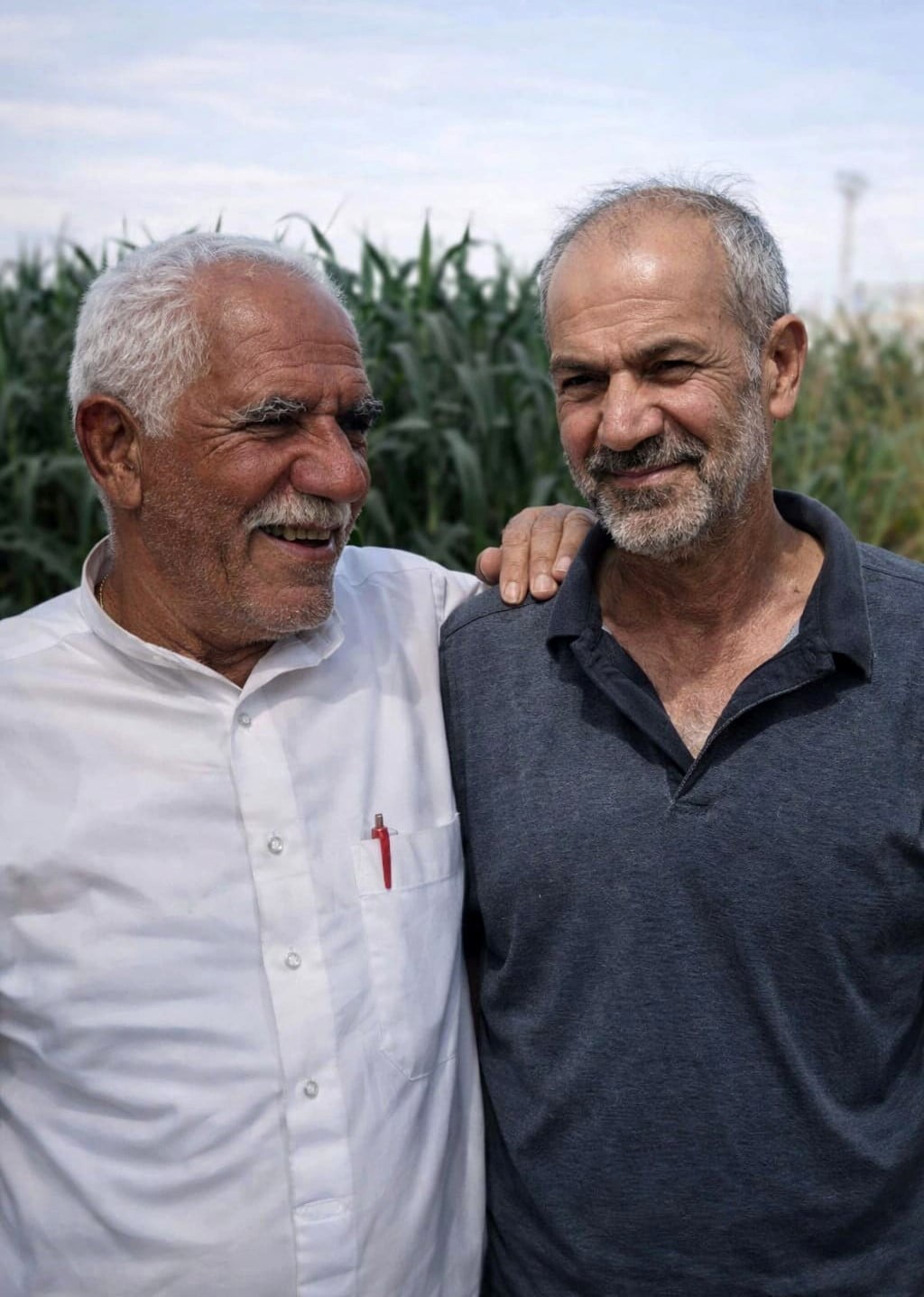 MEHMET ÇİÇEK (SOLDA) VE OĞLU MAHMUT ÇİÇEK (SAĞDA)