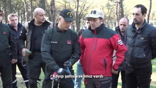 ‘Mercek’ iz sürdü, kayıp şahıs 3 dakikada bulundu: Jandarmadan nefes kesen tatbikat