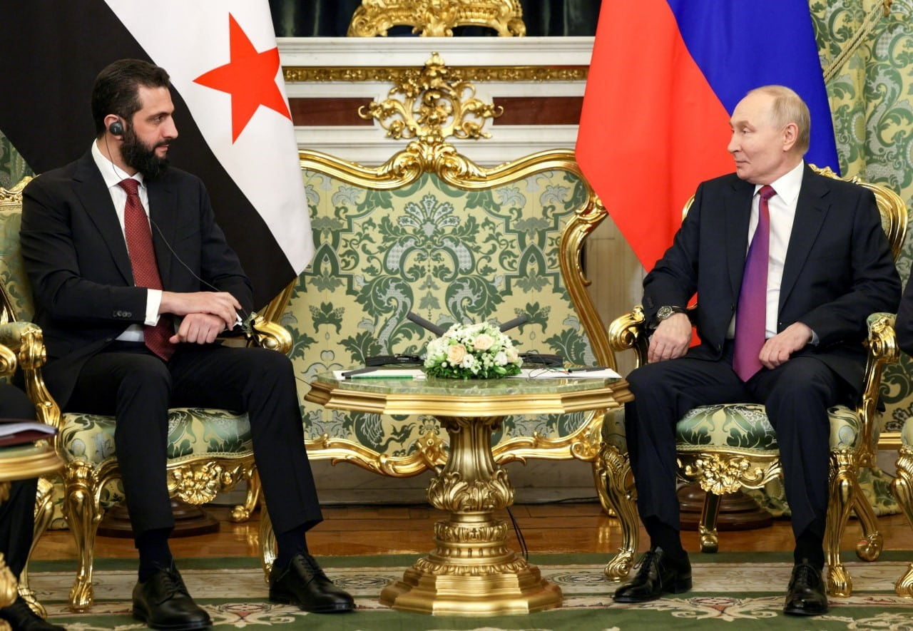 MOSKOVA (İHA) – RUSYA DEVLET BAŞKANI VLADİMİR PUTİN, SURİYE DEVLET BAŞKANI AHMED EŞ-ŞARA İLE...