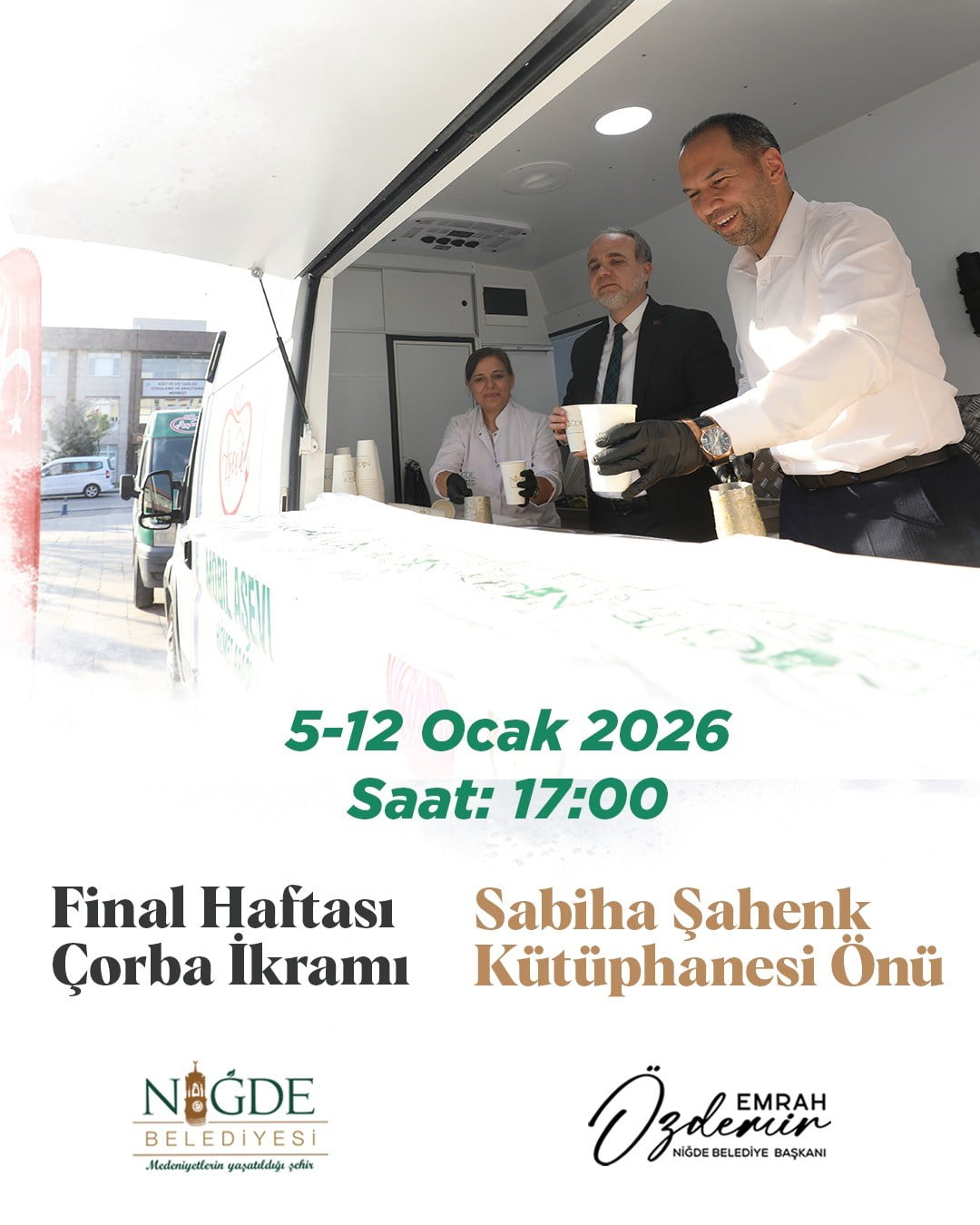 NİVERSİTE ÖĞRENCİLERİNİN YOĞUN SINAV TEMPOSUNA EŞLİK ETMEYE HAZIRLANAN NİĞDE BELEDİYESİ, 12 OCAK’A...