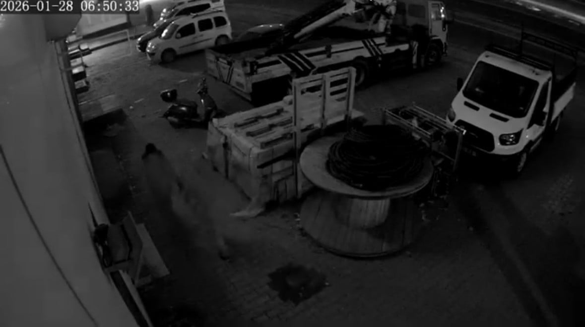 O ANLAR GÜVENLİK KAMERASINA ANBEAN YANSIDI.