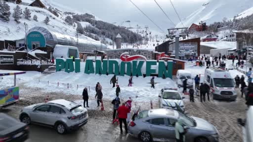 Palandöken'de kayak coşkusu